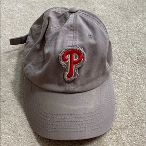 Grey phillies hat